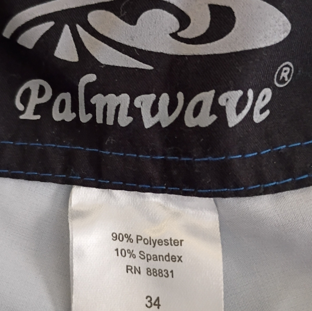 Palmwave Palmtree Pattern Board Shorts - Picture 3 of 3
